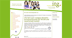 Desktop Screenshot of itg-studium.at